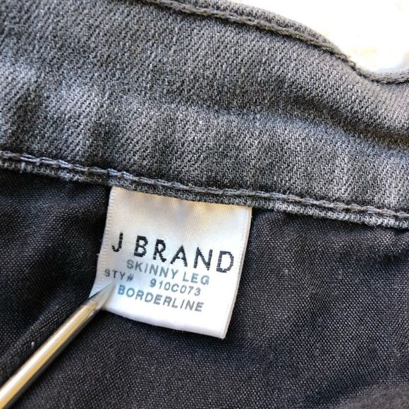J Brand Silver Borderline Skinny Leg Jeans - Women’s 28 - Picture 6 of 10